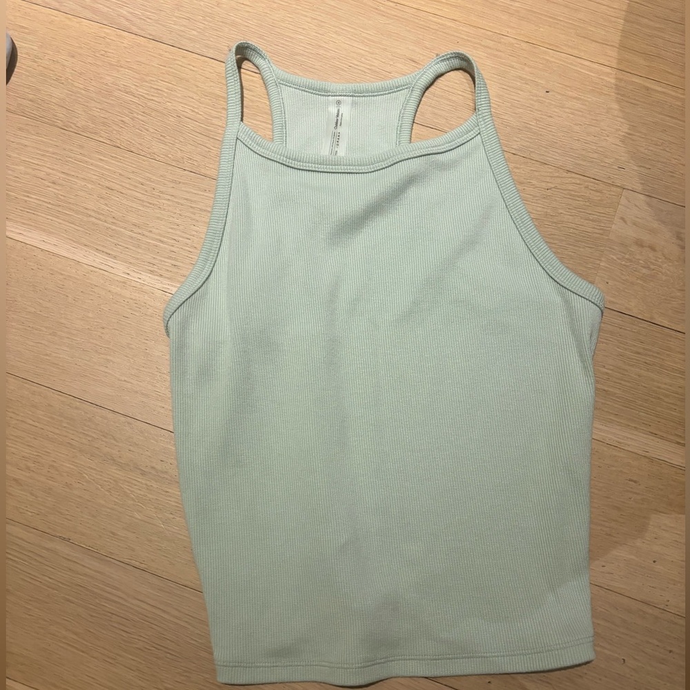 Light green outdoor voices tank top. never worn